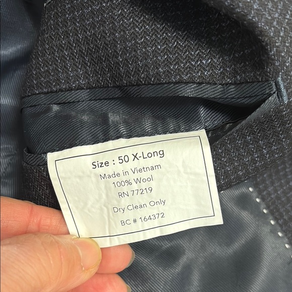 🔥BUNDLESALE Mens 50XL Pronto Uomo Platinum Black Sport Coat Suit Jacket Blazer - Picture 6 of 7